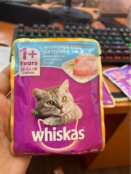 WHISKAS ADULT CÁ BIỂN 1.2KG