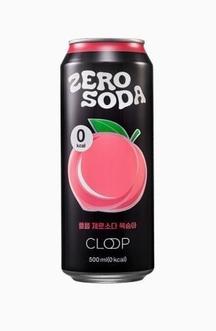 클룹 제로소다 복숭아 500ml