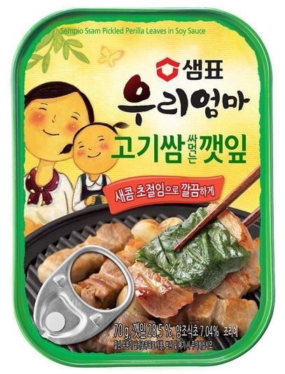 샘표 우리엄마 고기쌈 깻잎 70g