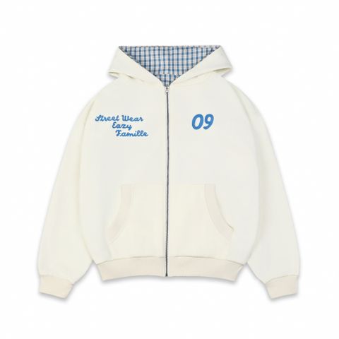  SWE X2 REVERSIBLE ZIP HOODIE - BLUE 