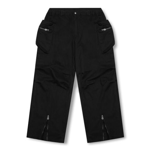  SWE FLARED CARGO PANTS - BLACK 