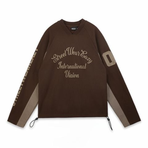  SWE VISION L/S TEE - BROWN 