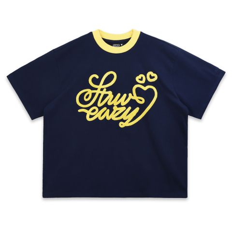  SWE LOOP BOXY TEE - NAVY 