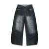  SWE PANEL FADE JEANS - ACID BLACK 