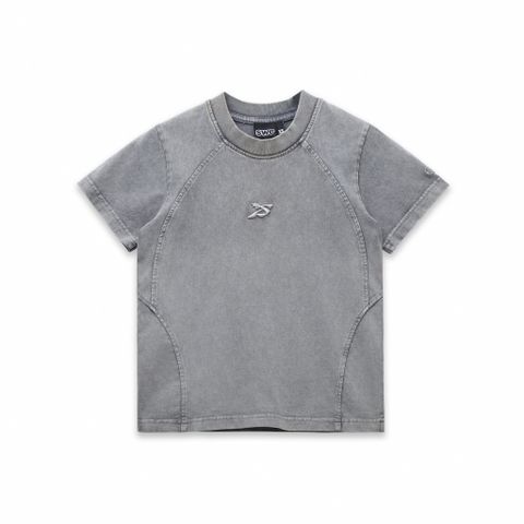  SWE HAZE WASHED BABY TEE - GRAPHITE 