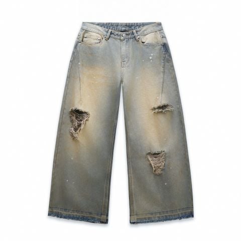  SWE DUNE DESTROYED JEANS - BLUE 