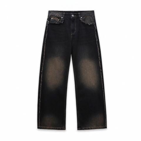  SWE EDGE WASHED JEANS - BLACK 