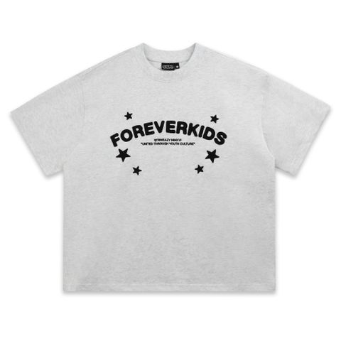  SWE 4EVERKID BOXY TEE - GRAY 