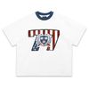  SWE CREST BOXY TEE - WHITE 