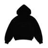  STUDDED ZIP HOODIE - BLACK 