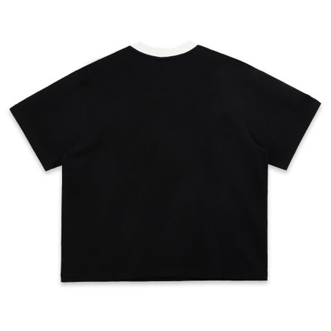  SWE LOOP BOXY TEE - BLACK 