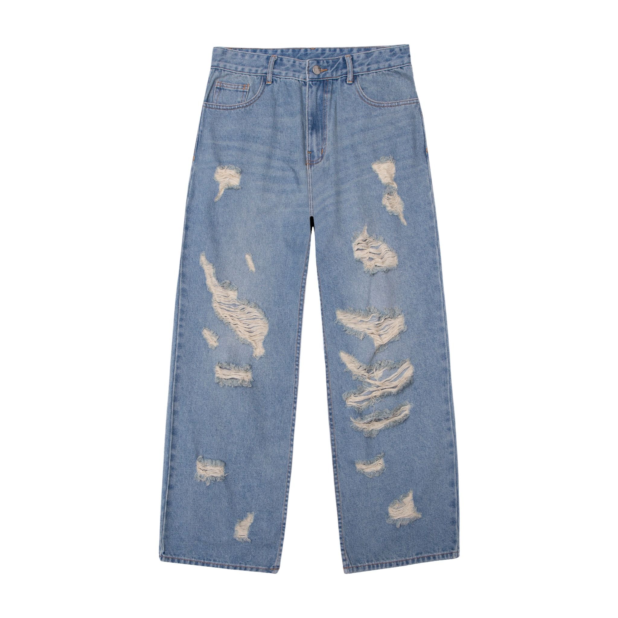  SWE DESTROYED JEANS - BLUE 
