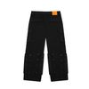  SWE BUTTON CARGO PANTS - BLACK 