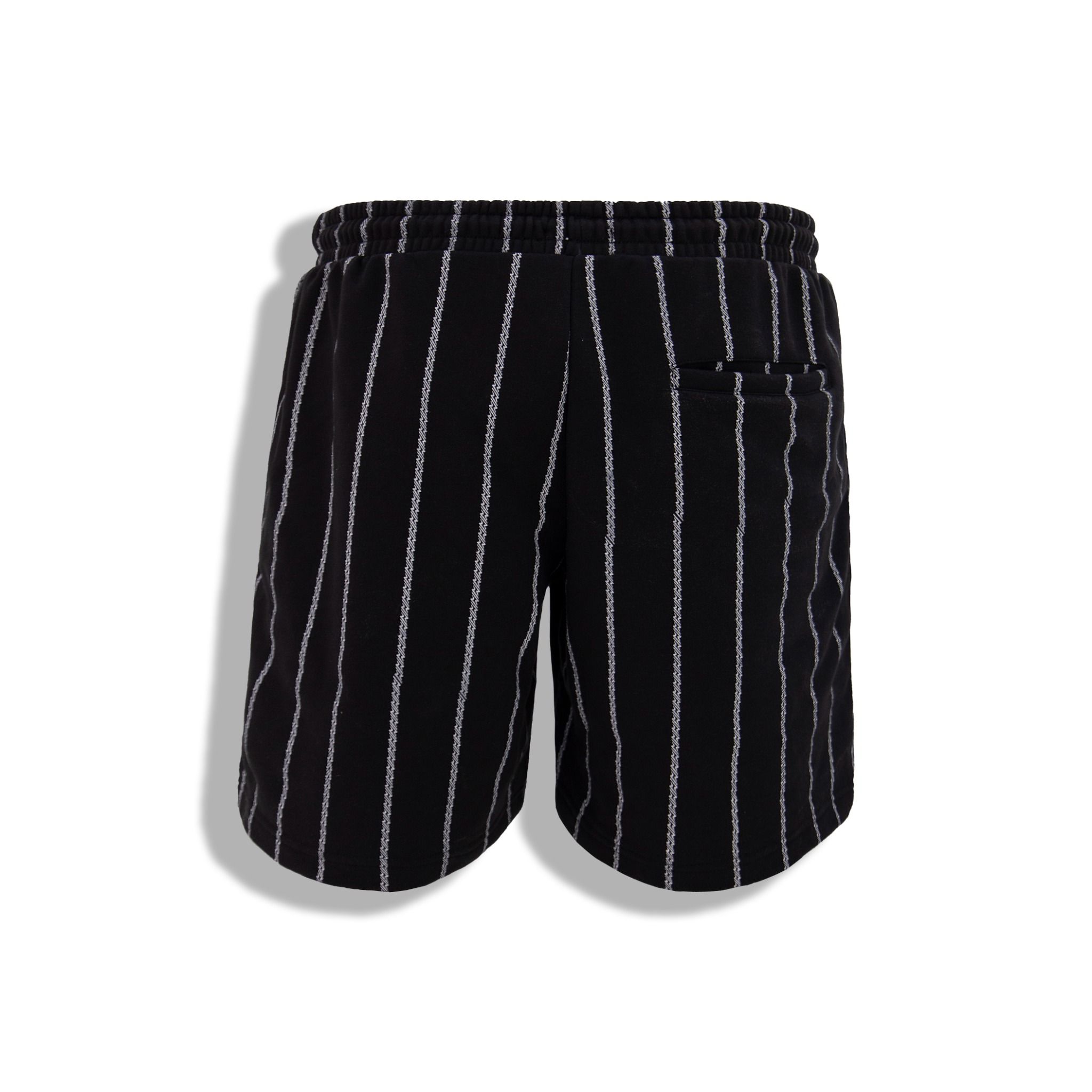 SWE STRIPED SWEATSHORTS - BLACK 