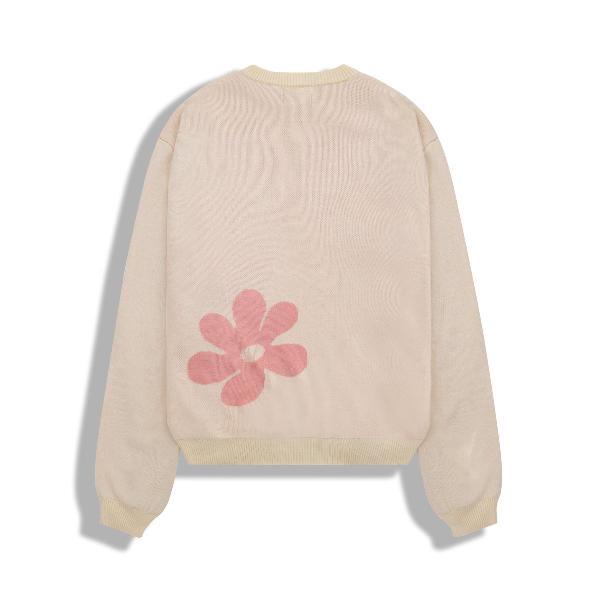 FLOWERS KNIT SWEATER BUBBLEGUM SWE (STREETWEAREAZY)