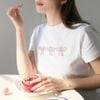  SWE CRYSTAL BABY TEE - WHITE 