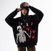  SWE F-LOVE KNIT SWEATER - BLACK 