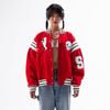  SWE TIGER VARSITY JACKET - RED 