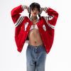  SWE TIGER VARSITY JACKET - RED 