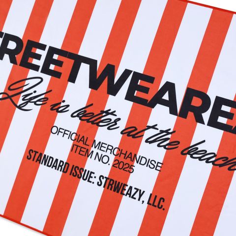  SWE BEACH TOWEL - RED 