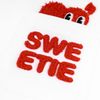  SWE PEEKING POCKET BABY TEE - WHITE 