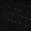  SWE STUDDED ZIP HOODIE - BLACK 