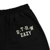  SWE COLLEGE SWEATSHORTS - BLACK 
