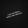  SWE ILY TEE - BLACK 