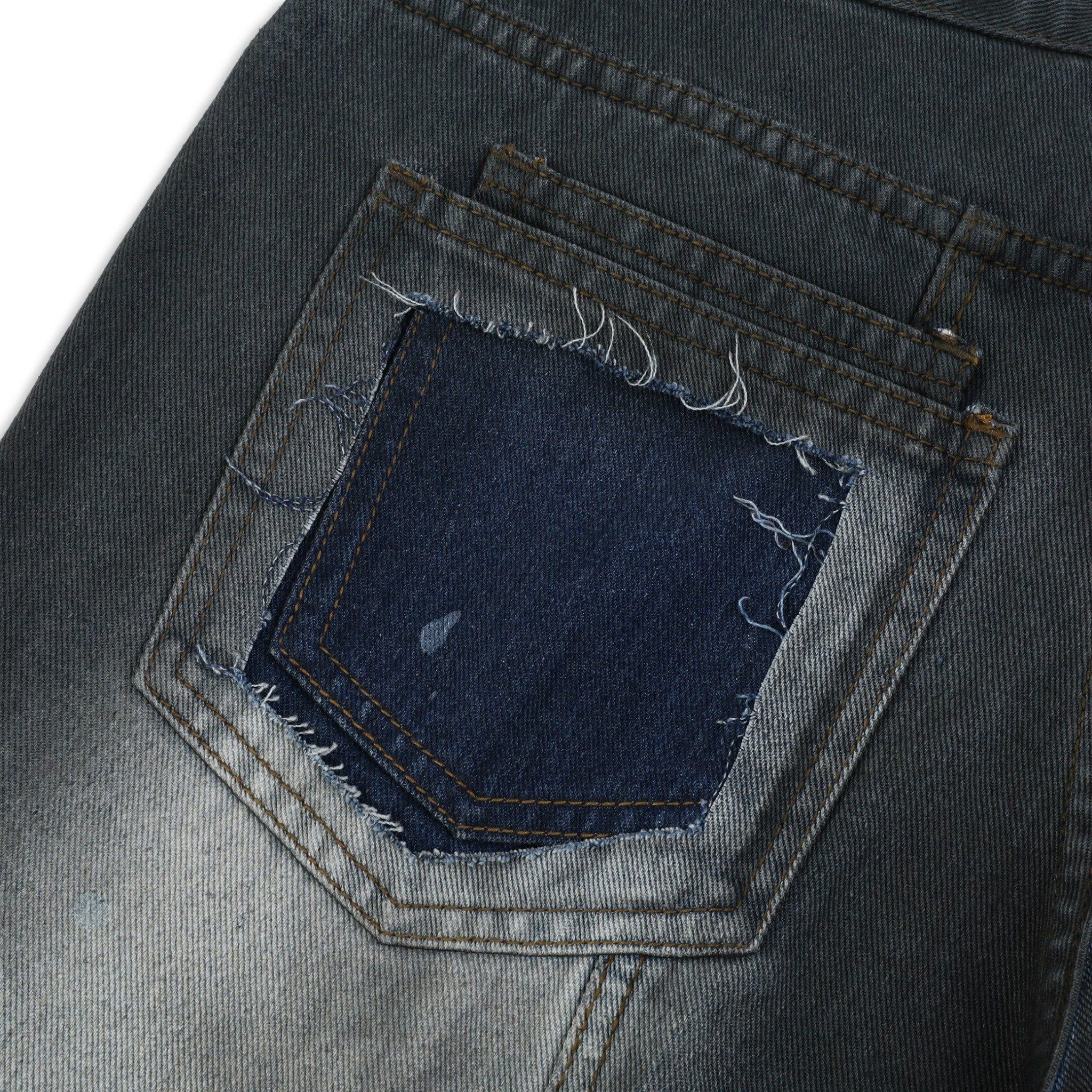  SWE PANEL FADE JEANS - ACID BLACK 