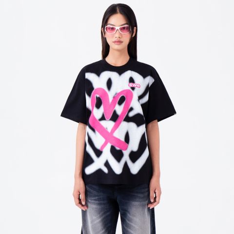  SWE HEARTS TEE - BLACK 