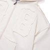  SWE EIGHT ZIP HOODIE - CREAM 