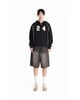  SWE 24 ZIP HOODIE - BLACK 