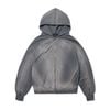  SWE LOOSE ZIP HOODIE - WASHED 