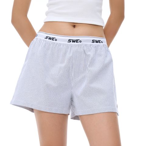  SWE BOXER SHORTS - STRIPED BLACK 