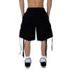  SWE BAGGY CARGO SHORTS - BLACK 