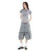  SWE HAZE WASHED BABY TEE - GRAPHITE 