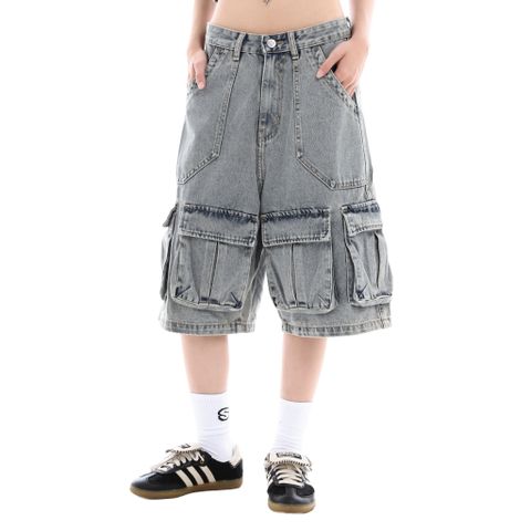  SWE NOMAD DENIM SHORTS - WASHED BLUE 