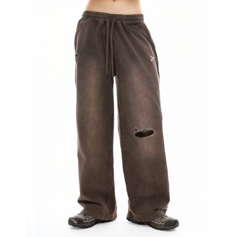  SWE EMBLEM WASHED SWEATPANTS - RUSTIC 
