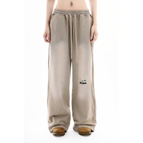  SWE EMBLEM WASHED SWEATPANTS - SAND 