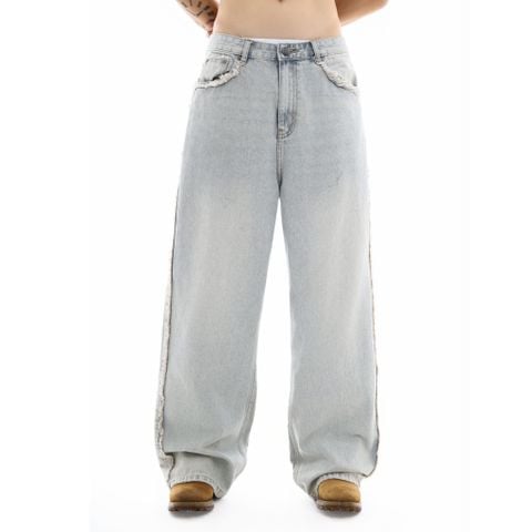  SWE EDGE WASHED JEANS - LIGHT BLUE 