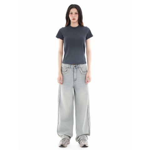  SWE HAZE WASHED BABY TEE - BLUE 