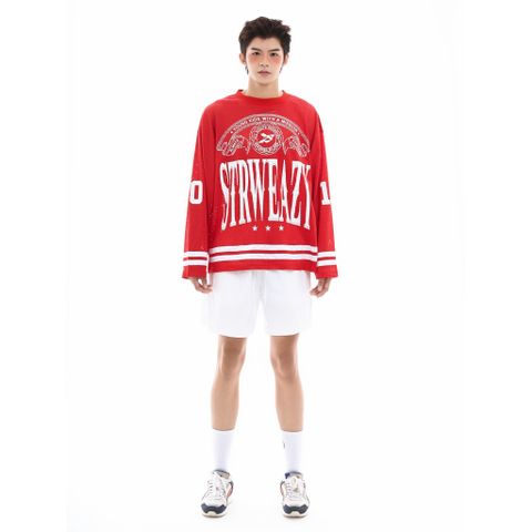  CREW LS JERSEY - RED 