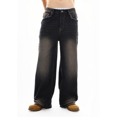  SWE EDGE WASHED JEANS - BLACK 