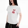  SWE PEEKING POCKET BABY TEE - WHITE 
