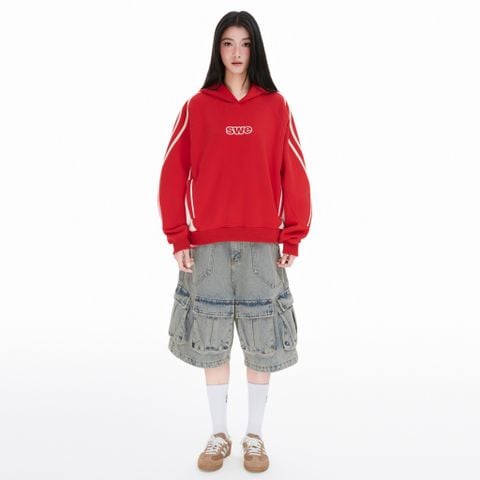  SWE PULSE HOODIE - RED 