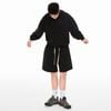  SWE STUDDED ZIP HOODIE - BLACK 