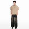  SWE PIN BUTTON SHIRT - BEIGE 