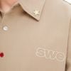  SWE PIN BUTTON SHIRT - BEIGE 
