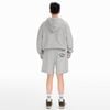  SWE STUDDED ZIP HOODIE - GRAY 