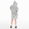  SWE STUDDED ZIP HOODIE - GRAY 